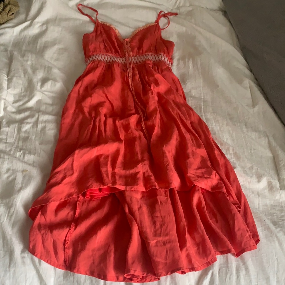 High-Low Strapped Dress